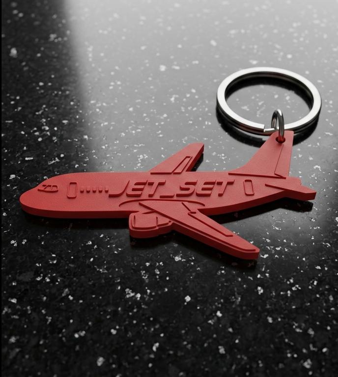 Custom Airplane Key Chain Name Tag | Personalized Aviation Pilot Gift ...