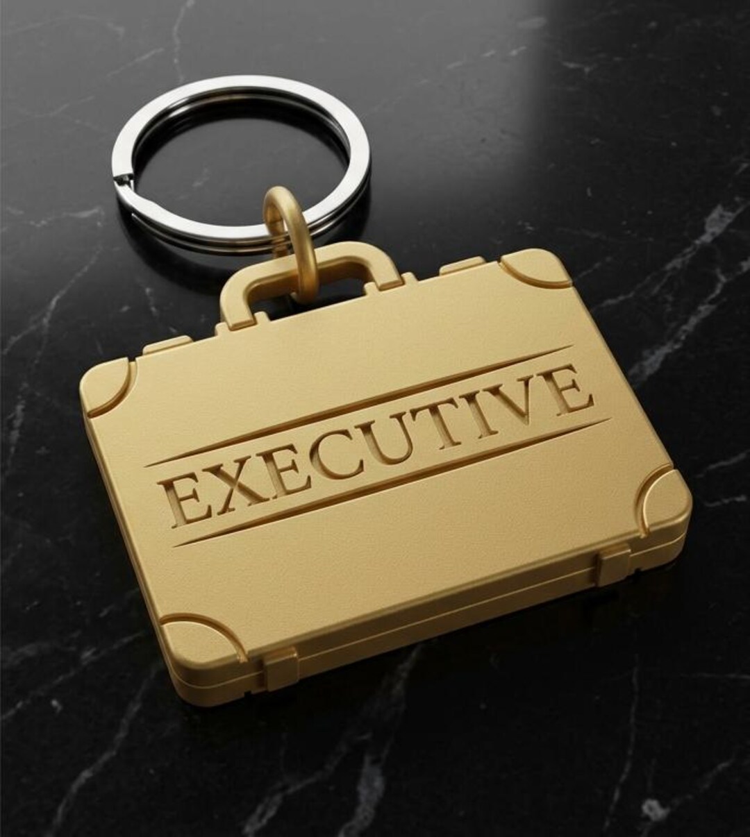 Custom Briefcase Key Chain Name Tag | Personalized Professional ...
