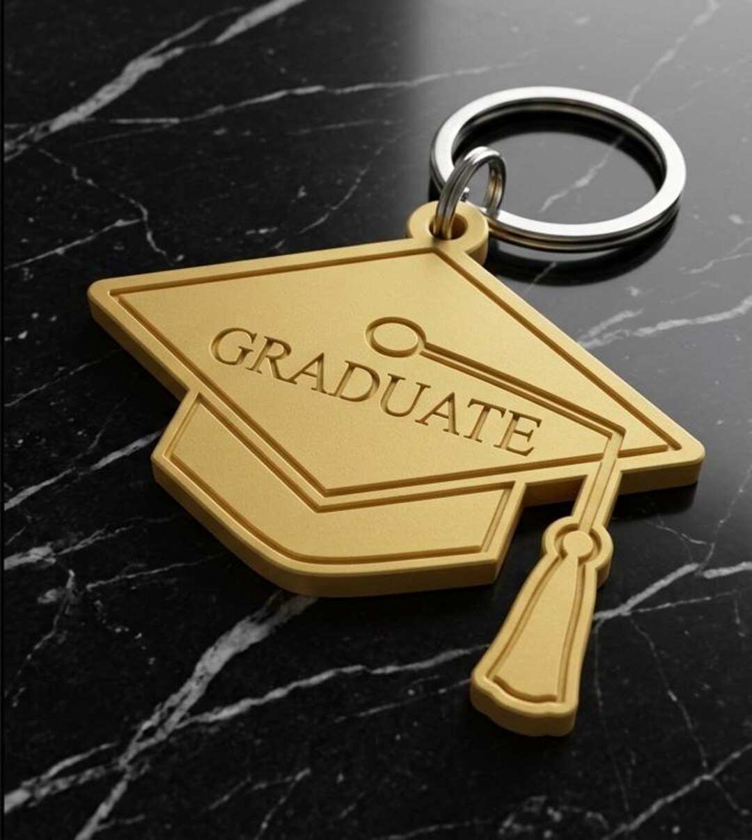 Custom Graduation Cap Key Chain Name Tag | Personalized Grad Gift ...