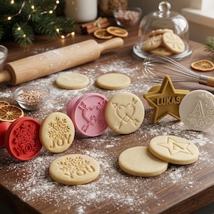 Custom Cookie Stamp 3D Print | Any Design Ever | Personalized Baking Tool | Completely Unique & Made-To-Order