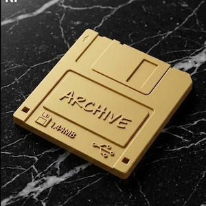 Custom Tiny Floppy Disk Key Chain Name Tag | Retro 90s Tech Geek Gift | Personalized 3D Print Save Icon Tag | Keys, Backpack, Bag Charm