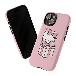 Fundas resistentes de Hello Kitty / Funda para teléfono de Hello Kitty / Funda protectora / Funda para teléfono / Funda para teléfono Kawaii imagen 1
