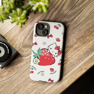 Hallo Kitty robuste Taschen | Hello Kitty Handyhülle Hülle | Schutzhülle | Handyhülle | Kawaii Handyhülle Bild 1