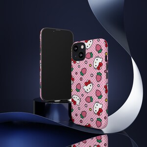 Hello Kitty och tuffa fodral | Hello Kitty telefonskal | Skyddsskal | telefonfodral | Kawaii telefonskal bild 3
