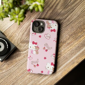 Stoere Hello Kitty-hoesjes | Hello Kitty-telefoonhoesje | Beschermhoes | telefoonhoesje | Kawaii-telefoonhoesje afbeelding 10