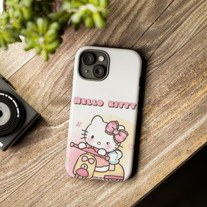 Hello Kitty and Tough Cases | Hello Kitty phone Case Cover | Protective Case | phone Cover | Kawaii phone Case image 1