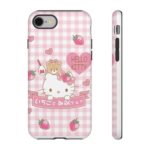 Stoere Hello Kitty-hoesjes | Hello Kitty-telefoonhoesje | Beschermhoes | telefoonhoesje | Kawaii-telefoonhoesje afbeelding 3