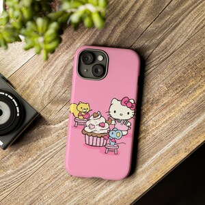Hello Kitty and Tough Cases | Hello Kitty phone Case Cover | Protective Case | phone Cover | Kawaii phone Case image 1