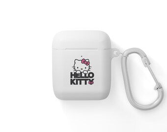 Estuche de Hello Kitty para AirPods y AirPods Pro / Estuche protector / Funda para Airpods / Estuche Kawaii para AirPods / Estuche para AirPods / Regalo para ella
