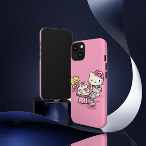 Hello Kitty and Tough Cases | Hello Kitty phone Case Cover | Protective Case | phone Cover | Kawaii phone Case image 2