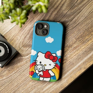 Hello Kitty and Tough Cases | Hello Kitty phone Case Cover | Protective Case | phone Cover | Kawaii phone Case image 1