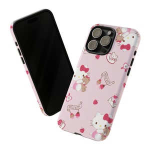 Stoere Hello Kitty-hoesjes | Hello Kitty-telefoonhoesje | Beschermhoes | telefoonhoesje | Kawaii-telefoonhoesje afbeelding 7