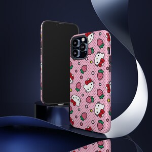 Hello Kitty och tuffa fodral | Hello Kitty telefonskal | Skyddsskal | telefonfodral | Kawaii telefonskal bild 8