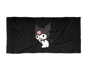 Toalla de playa con diseño de gato / Regalo para amantes de los gatitos / Toalla para niños / Toalla de baño kawaii / Toalla de piscina / Toalla de playa colorida de verano