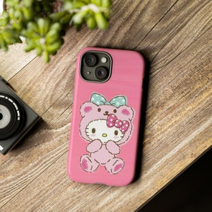 Hello Kitty and Tough Cases | Hello Kitty phone Case Cover | Protective Case | phone Cover | Kawaii phone Case image 1