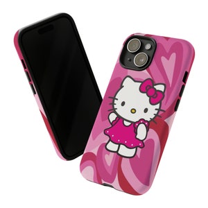 Hello Kitty and Tough Cases | Hello Kitty phone Case Cover | Protective Case | phone Cover | Kawaii phone Case image 2
