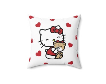 Hello Kitty Spun Polyester Square Pillow
