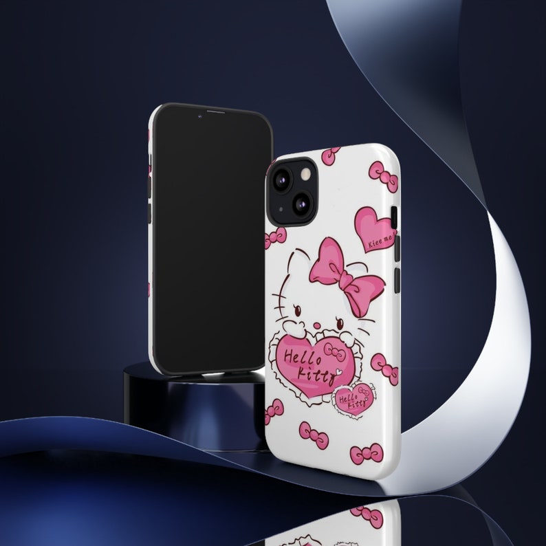 Hello Kitty and Tough Cases | Hello Kitty phone Case Cover | Protective Case | phone Cover | Kawaii phone Case image 2