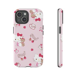 Stoere Hello Kitty-hoesjes | Hello Kitty-telefoonhoesje | Beschermhoes | telefoonhoesje | Kawaii-telefoonhoesje afbeelding 9