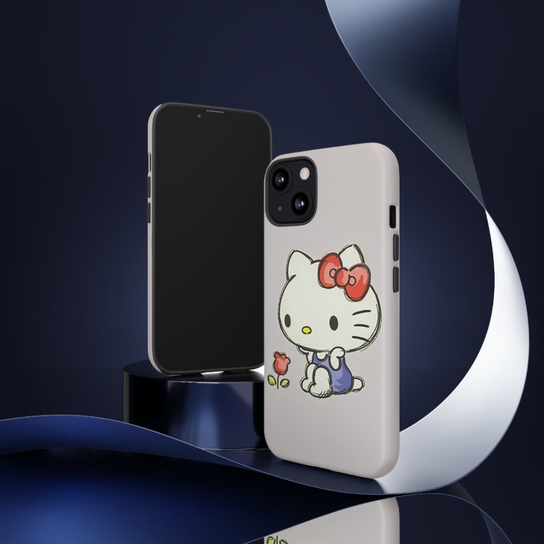 Hello Kitty e Tough Cases / Custodia per telefono Hello Kitty / Custodia protettiva / Cover per telefono / Custodia per telefono Kawaii immagine 3