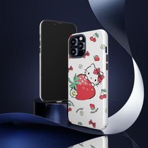 Hallo Kitty robuste Taschen | Hello Kitty Handyhülle Hülle | Schutzhülle | Handyhülle | Kawaii Handyhülle Bild 8