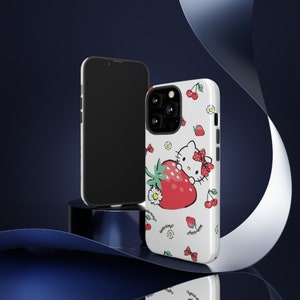 Hallo Kitty robuste Taschen | Hello Kitty Handyhülle Hülle | Schutzhülle | Handyhülle | Kawaii Handyhülle Bild 6