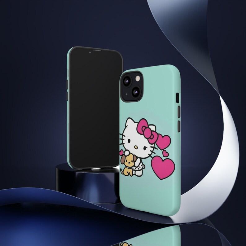 Hello Kitty and Tough Cases | Hello Kitty phone Case Cover | Protective Case | phone Cover | Kawaii phone Case image 3