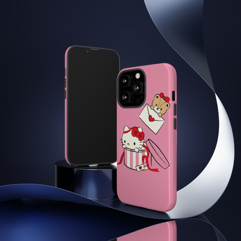 CHello Kitty en Tough-hoesjes | Hello Kitty-telefoonhoesje | Beschermhoes | telefoonhoesje | Kawaii-telefoonhoesje afbeelding 6
