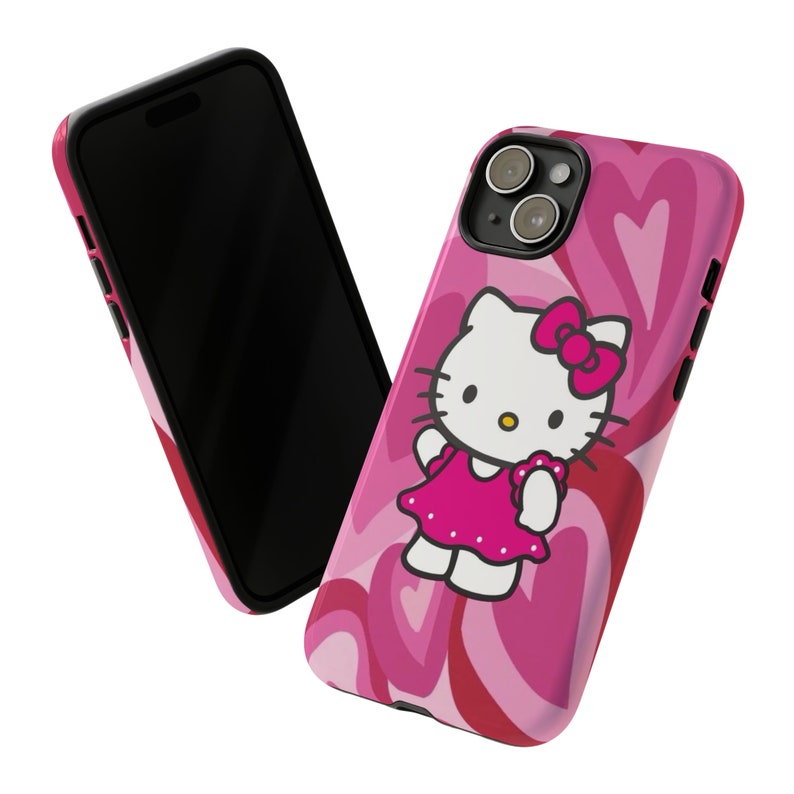 Hello Kitty and Tough Cases | Hello Kitty phone Case Cover | Protective Case | phone Cover | Kawaii phone Case image 3