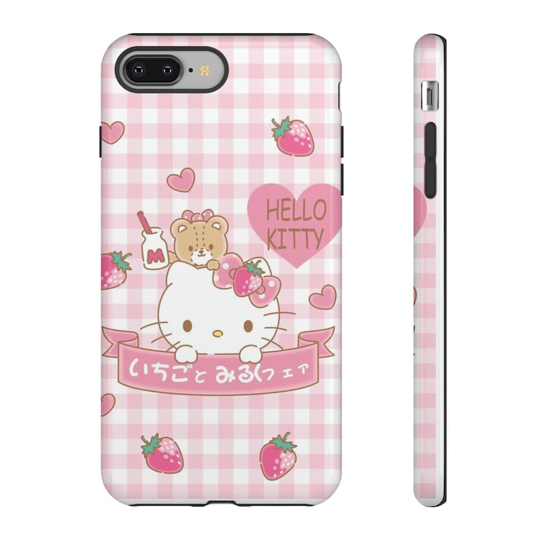 Stoere Hello Kitty-hoesjes | Hello Kitty-telefoonhoesje | Beschermhoes | telefoonhoesje | Kawaii-telefoonhoesje afbeelding 4