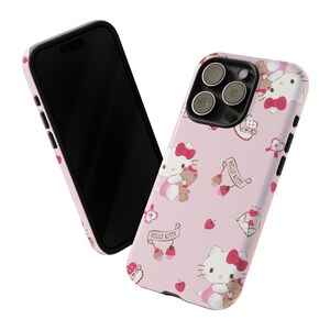 Stoere Hello Kitty-hoesjes | Hello Kitty-telefoonhoesje | Beschermhoes | telefoonhoesje | Kawaii-telefoonhoesje afbeelding 5