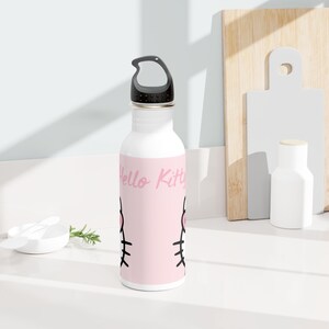 Botella de agua de Hello Kitty / Acero inoxidable a prueba de fugas / Vasos reutilizables para la escuela