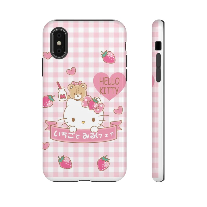 Stoere Hello Kitty-hoesjes | Hello Kitty-telefoonhoesje | Beschermhoes | telefoonhoesje | Kawaii-telefoonhoesje afbeelding 6