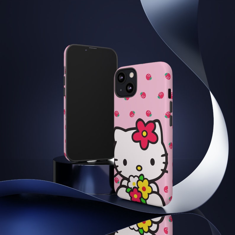 Hello Kitty and Tough Cases | Hello Kitty phone Case Cover | Protective Case | phone Cover | Kawaii phone Case image 3