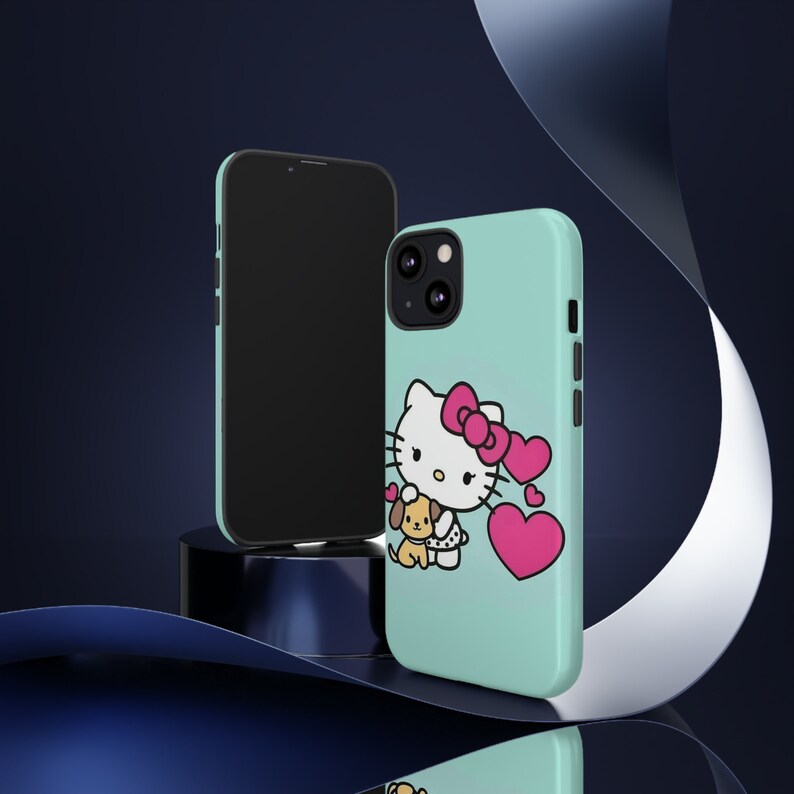 Hello Kitty and Tough Cases | Hello Kitty phone Case Cover | Protective Case | phone Cover | Kawaii phone Case image 2