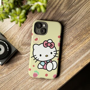 Hello Kitty and Tough Cases | Hello Kitty phone Case Cover | Protective Case | phone Cover | Kawaii phone Case image 1
