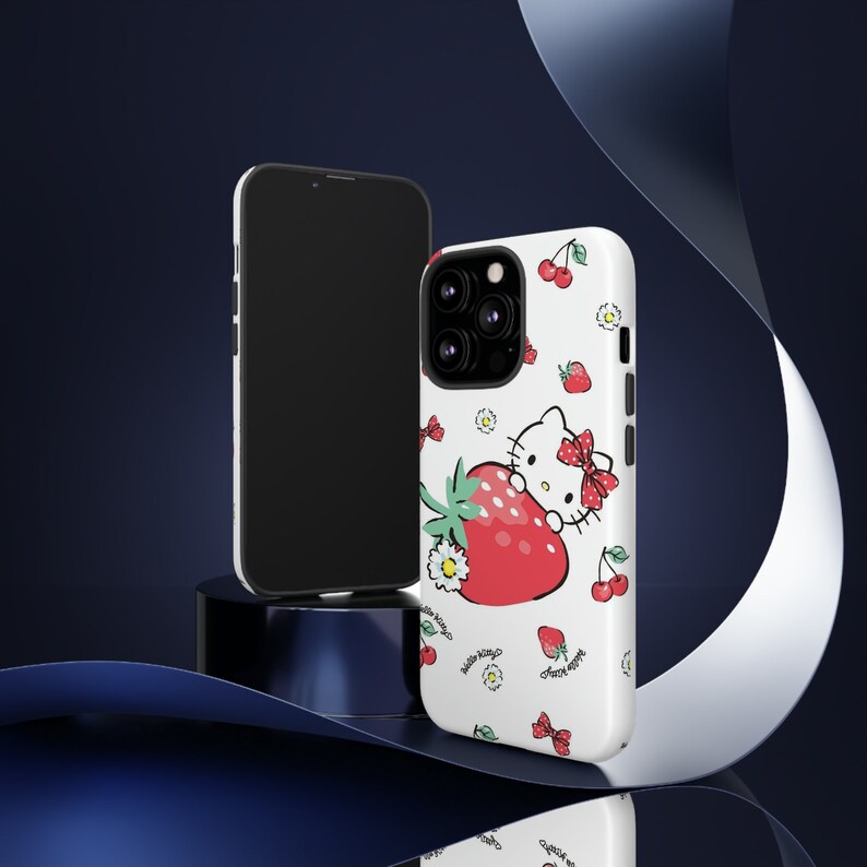 Hallo Kitty robuste Taschen | Hello Kitty Handyhülle Hülle | Schutzhülle | Handyhülle | Kawaii Handyhülle Bild 7