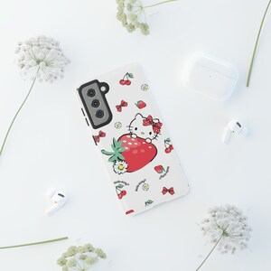 Hallo Kitty robuste Taschen | Hello Kitty Handyhülle Hülle | Schutzhülle | Handyhülle | Kawaii Handyhülle Bild 10