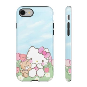 HelloKitty tough case Hello Kitty Tough Cases | Hello Kitty phone Case Cover | Protective Case | phone Cover | Kawaii phone Case image 2