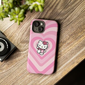 Hello Kitty and Tough Cases | Hello Kitty phone Case Cover | Protective Case | phone Cover | Kawaii phone Case image 1