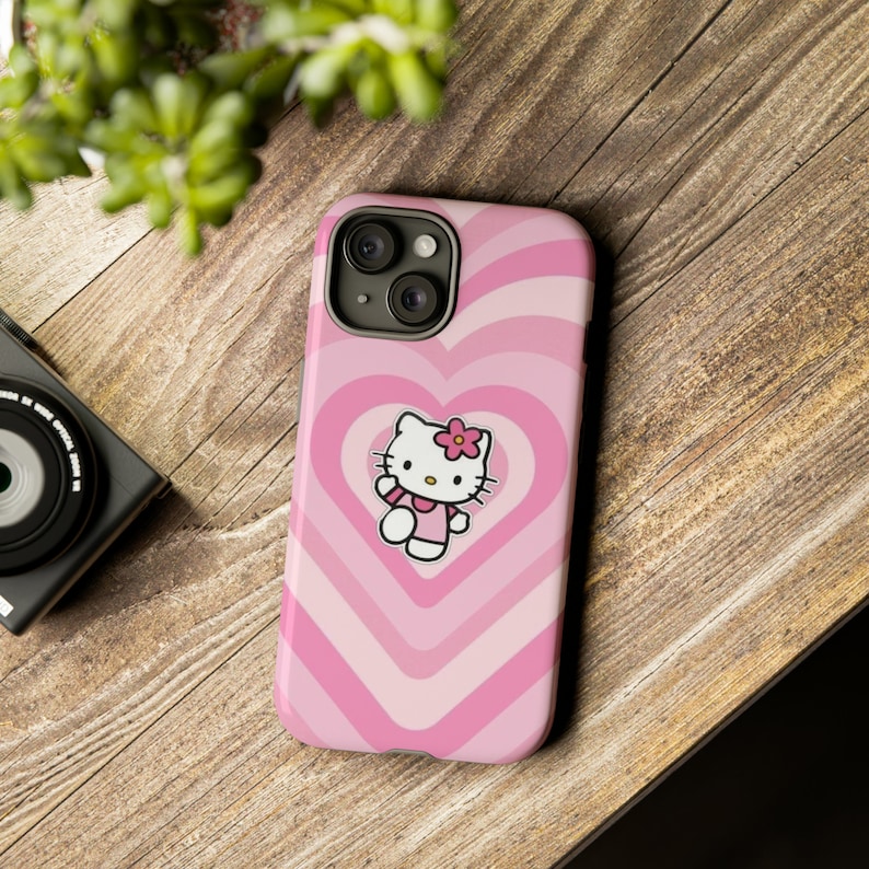 Hello Kitty and Tough Cases | Hello Kitty phone Case Cover | Protective Case | phone Cover | Kawaii phone Case image 1