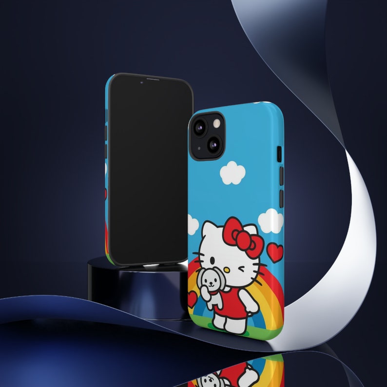 Hello Kitty and Tough Cases | Hello Kitty phone Case Cover | Protective Case | phone Cover | Kawaii phone Case image 2