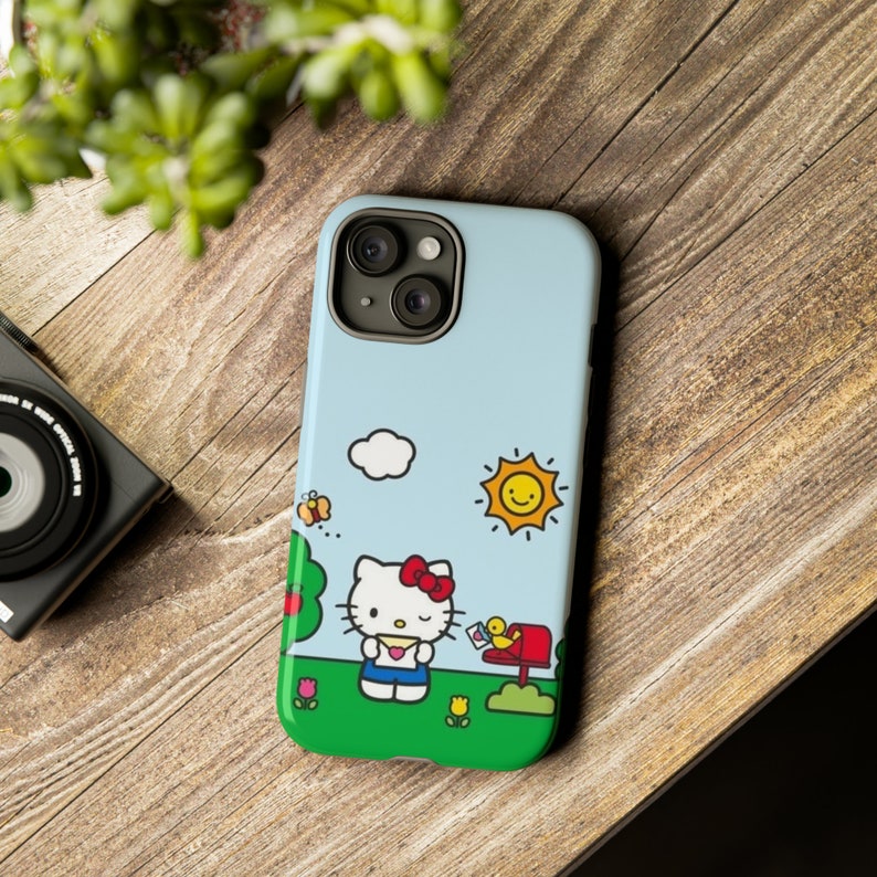 Hello Kitty y fundas resistentes / Funda para teléfono Hello Kitty / Funda protectora / Funda para teléfono / Funda para teléfono Kawaii imagen 1