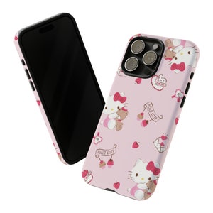 Stoere Hello Kitty-hoesjes | Hello Kitty-telefoonhoesje | Beschermhoes | telefoonhoesje | Kawaii-telefoonhoesje afbeelding 8