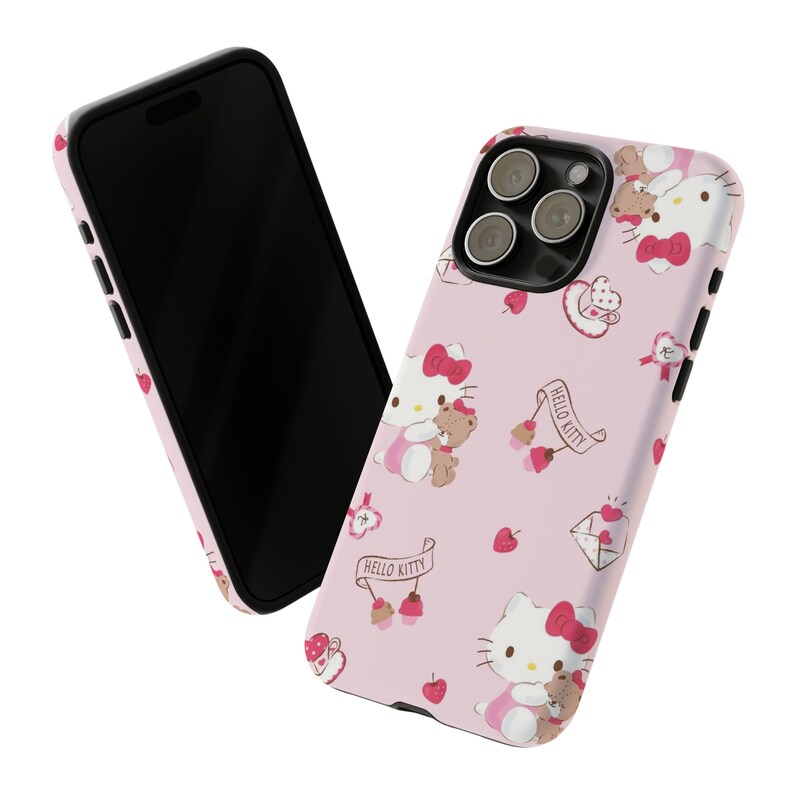 Stoere Hello Kitty-hoesjes | Hello Kitty-telefoonhoesje | Beschermhoes | telefoonhoesje | Kawaii-telefoonhoesje afbeelding 8
