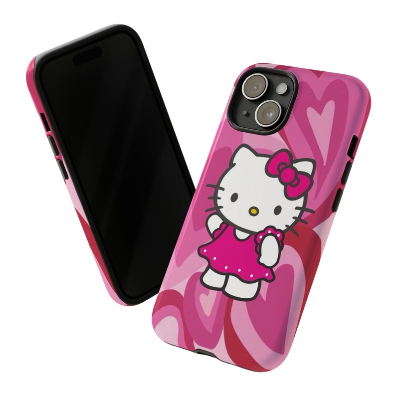 Hello Kitty and Tough Cases | Hello Kitty phone Case Cover | Protective Case | phone Cover | Kawaii phone Case image 1
