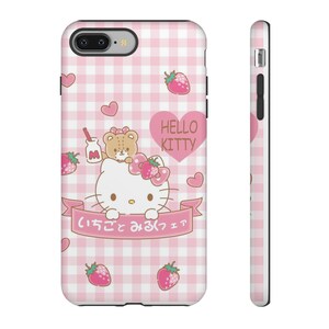 Stoere Hello Kitty-hoesjes | Hello Kitty-telefoonhoesje | Beschermhoes | telefoonhoesje | Kawaii-telefoonhoesje afbeelding 5