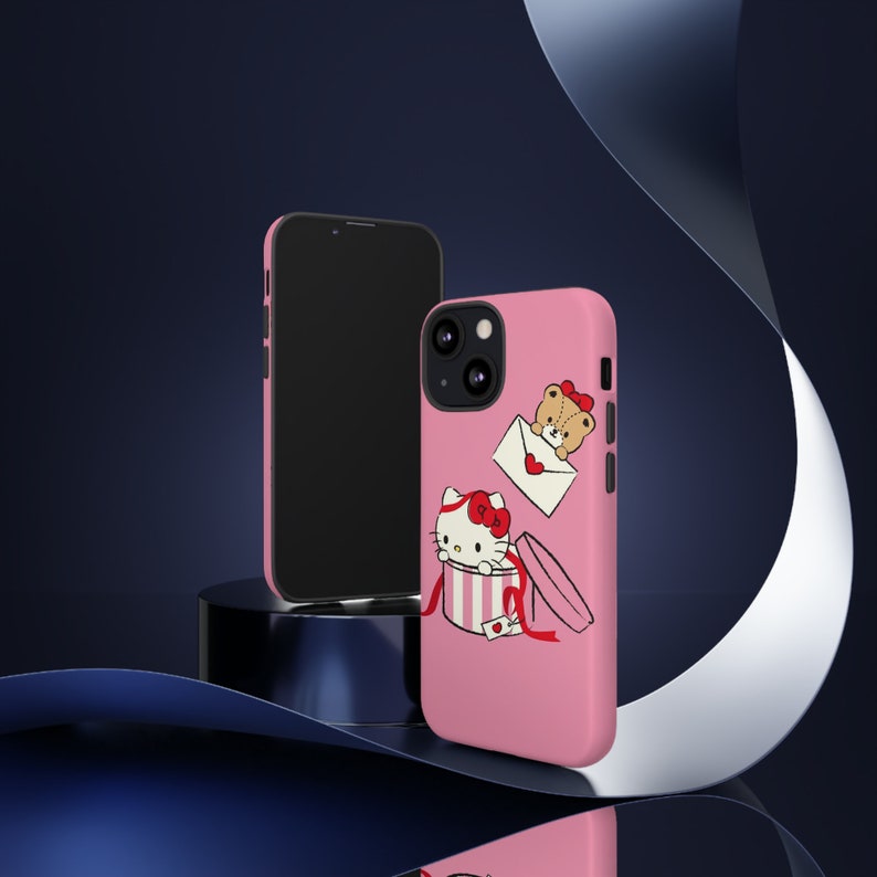 CHello Kitty en Tough-hoesjes | Hello Kitty-telefoonhoesje | Beschermhoes | telefoonhoesje | Kawaii-telefoonhoesje afbeelding 5