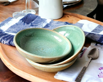 Handmade pottery Bowl - pasta - cereal- Australian made ceramics