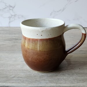 Handmade Pottery Mug Ceramic pint size mug man-size mug Large coffee mug Mega Mug outback Australia inspired stein 500ml cup image 3